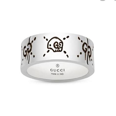 gucci ring with skulls|gucci ghost ring used.